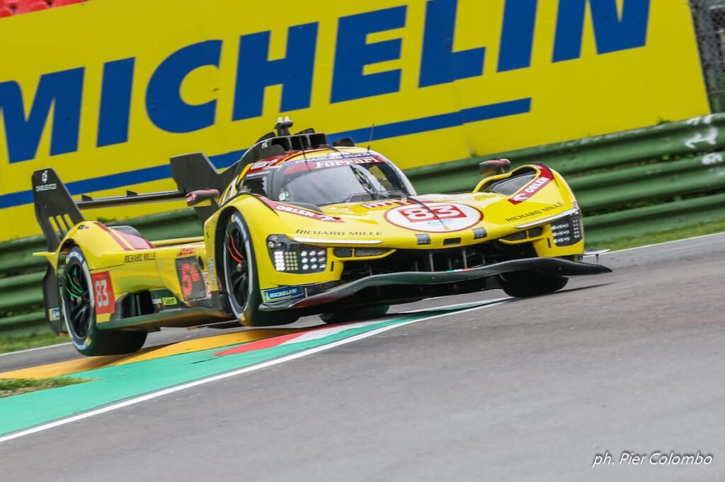 WEC, 6h Imola FP1: Kubica e AF Corse Ferrari in vetta