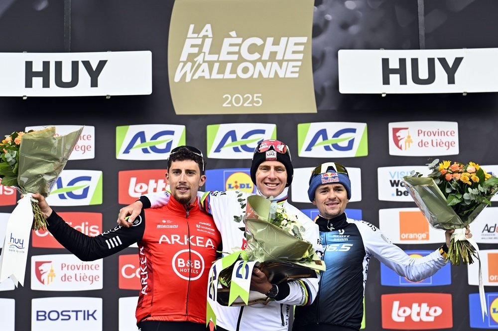 Tadej Pogacar vince la Freccia Vallone: “Corsa dura, il successo significa molto. E per la Liegi…”