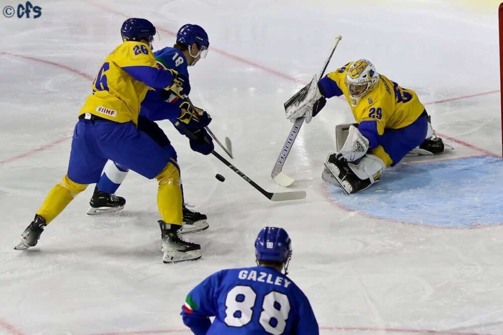Hockey ghiaccio, l’Italia cede all’Ucraina agli shoot-out: si complica la corsa alla promozione