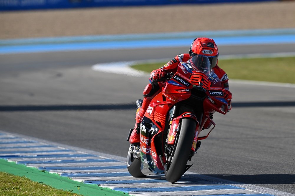 MotoGP, Marc Marquez vola nei test a Jerez. Bagnaia non prova il time-attack, bene Yamaha