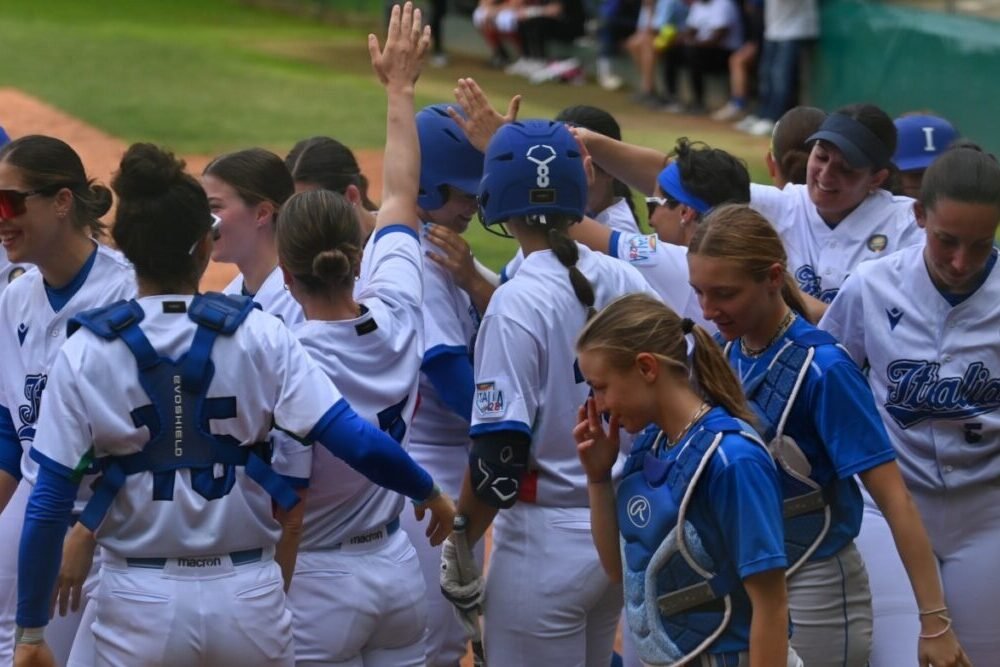 Softball: si chiude con una vittoria a testa tra Italia e All Stars