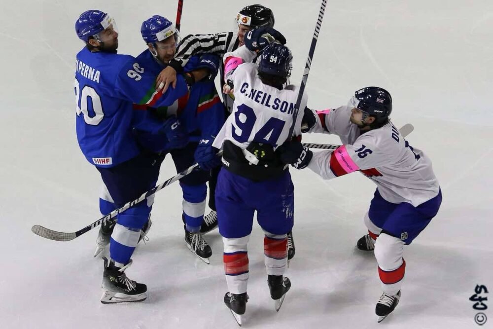 Hockey ghiaccio, Italia travolta dalla Gran Bretagna: la promozione è ormai un miraggio
