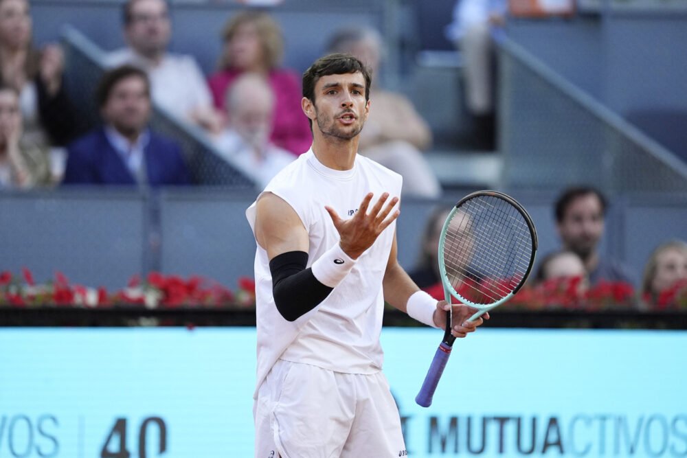 Lorenzo Musetti gioca una grande partita, ma un Draper d’autore lo elimina in 2 set a Madrid