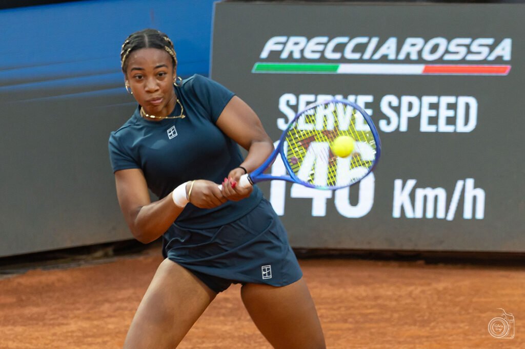 Tyra Grant manca 2 match-point e saluta Roma dopo aver mostrato lampi di talento