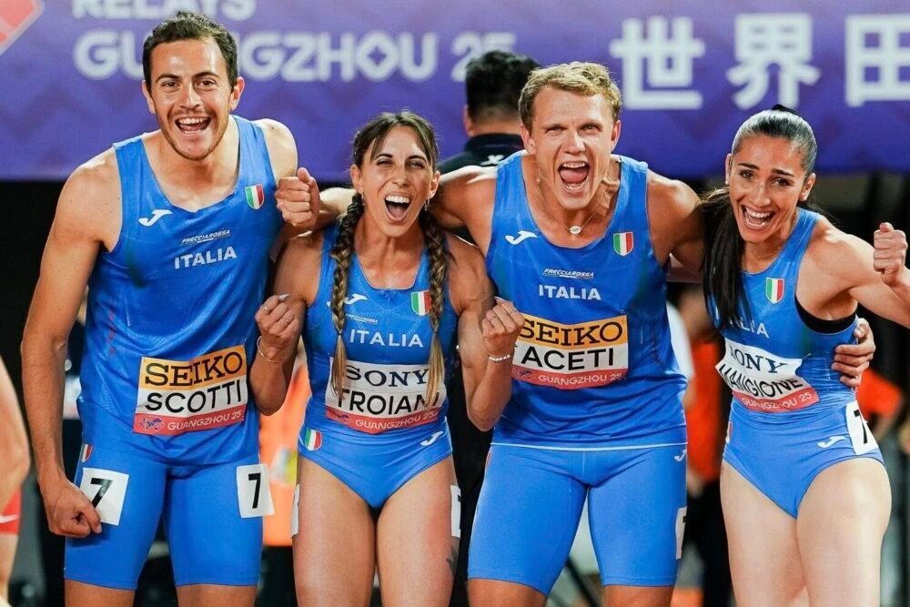 Atletica, l’Italia mostra i muscoli e vola ai Mondiali con la 4×400 mista! Ripescaggio dominato