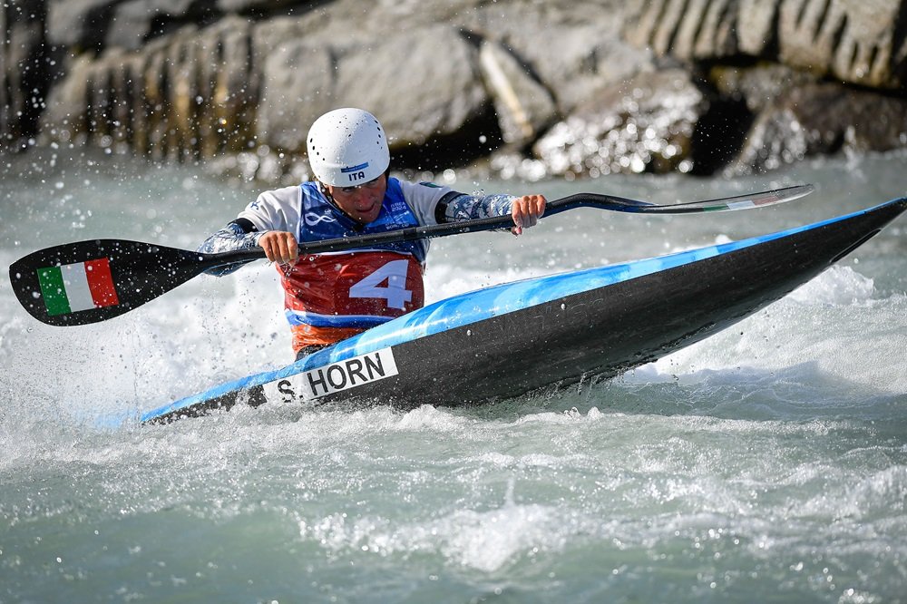 Canoa slalom, Horn quinta e Sabattini decima nel K1 femminile agli Europei