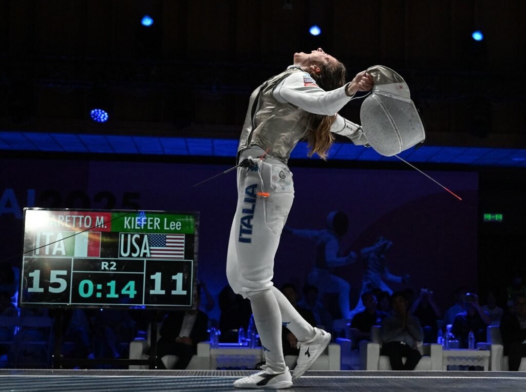 Scherma, Favaretto una vera numero uno. Il fioretto azzurro sta benissimo