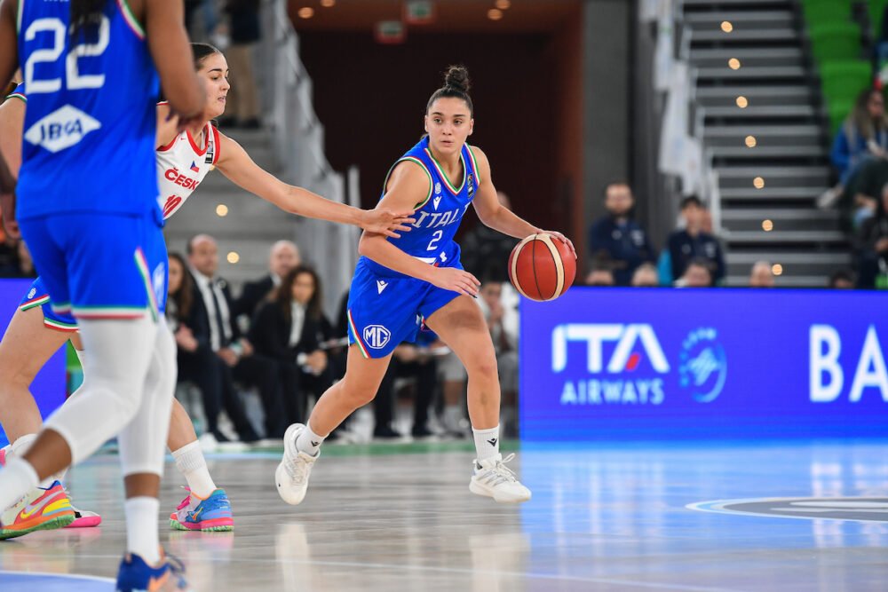 Basket femminile, l’Italia viene sconfitta nella prima amichevole in Belgio