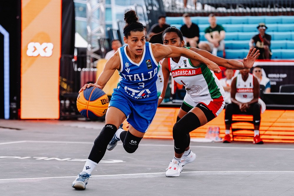Basket 3×3: Italia femminile, debutto ai Mondiali con una vittoria e una sconfitta