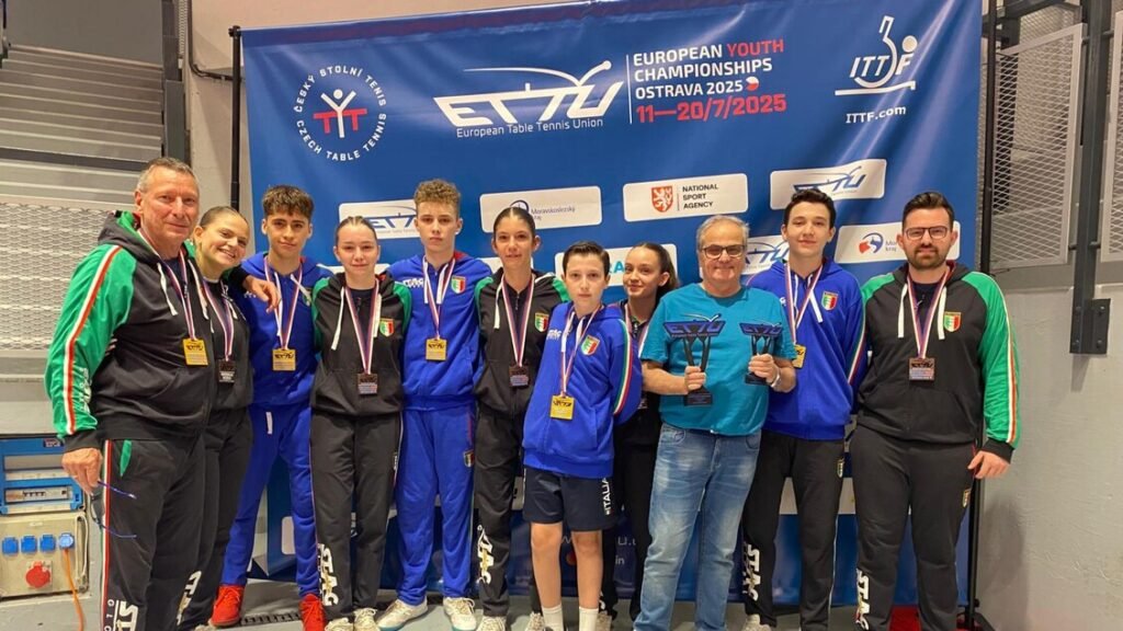 Tennis Tavolo: Europei giovanili, 3 ori e 3 bronzi per l’Italia