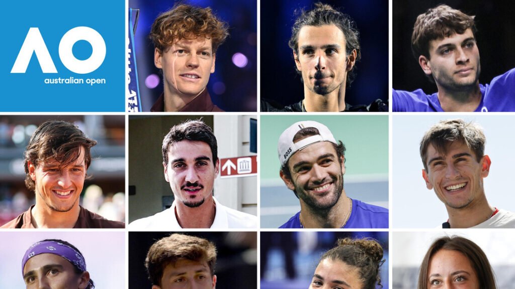 Tennis: da Sinner a Paolini, 11 azzurri agli Australian Open