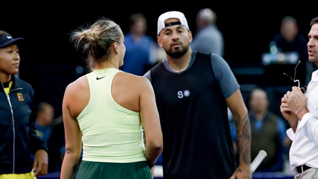 Sabalenka ko in due set, a Kyrgios la ‘Battaglia dei sessi’