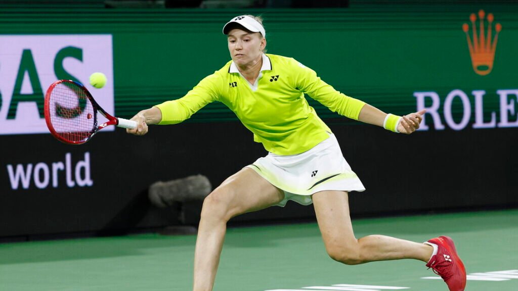 Tennis: Rybakina conquista l’accesso alla finale di Indian Wells