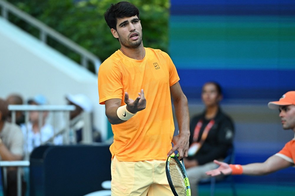 Lo sfogo di Carlos Alcaraz contro Korda a Miami: “Me ne vado a casa, più di così non posso fare”